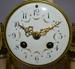 Antique Portico 4 column marble mantle clock