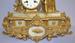 Antique French Alabaster Figure Clock