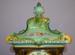 Antique Ansonia Porcelain Crystal Regulator #3 Clock