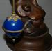 Vintage Statue 36 1/2"  Ball Swinger Clock