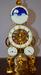 Vintage brass Fusee skeleton clock