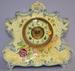 Antique Ansonia Dresden Case Porcelain Mantle Clock