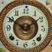 Antique Ansonia Dresden Case Porcelain Mantle Clock