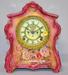 Antique Ansonia (La Fontaine) Porcelain Mantle Clock