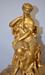 Antique Seth Thomas Iron mantle Statue Clock