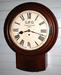 Antique Gillett Fusee Drop Dial Wall Clock