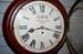 Antique Gillett Fusee Drop Dial Wall Clock