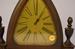 Antique Waltham mahogany Desk Clock