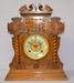Antique Ansonia (Vivian) wood cabinet Clock