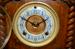 Antique Ansonia (Vivian) wood cabinet Clock