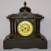 Antique Junghans black Slate Mantle Clock