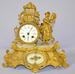 Antique French Figurine Mantle Clock