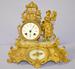 Antique French Figurine Mantle Clock