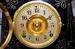 Antique Ansonia (Imogene) Enameled Iron Mantle Clock