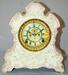 Antique Ansonia Painted Porcelain Mantle Clock