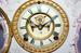 Antique Ansonia Painted Porcelain Mantle Clock