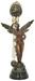 Ansonia "Gloria" Figural Swing Clock