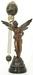 Ansonia "Gloria" Figural Swing Clock