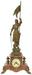 French "Joan of Arc" Mantel Clock