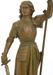 French "Joan of Arc" Mantel Clock