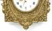Brass Repousse Petite Sonnerie Wall Clock