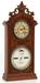 Ithaca No. 8 Shelf Library Calendar Clock