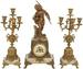 Waterbury Three-Piece Clock Garniture