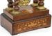 French Inlaid Mahogany Portico Clock