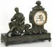 Ansonia "Cincinnatus" Figural Mantel Clock