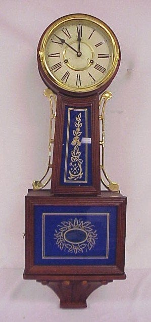 Reproduction 31 Day Banjo Clock 35″ Tall, 12″ Wide