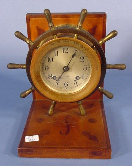 Chelsea Ships Wheel Clock