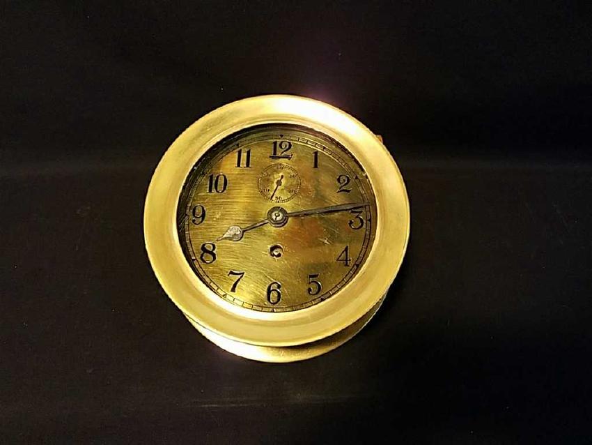 Brass Ships Clock