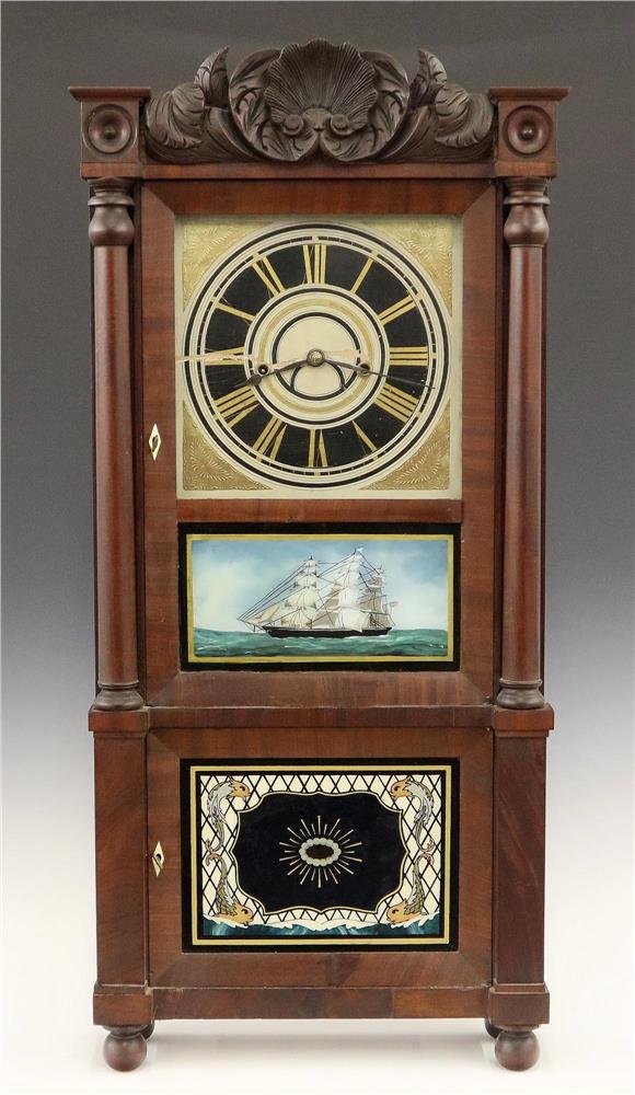 C & N Jerome Double Decker Shelf Clock