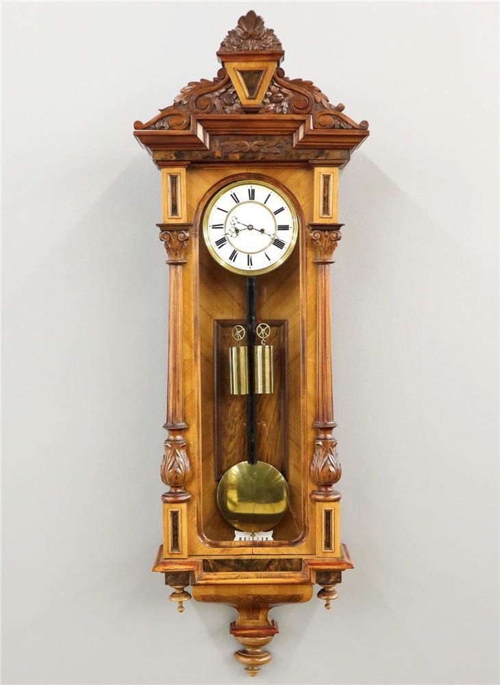 2 wt Vienna Regulator Wall Clock