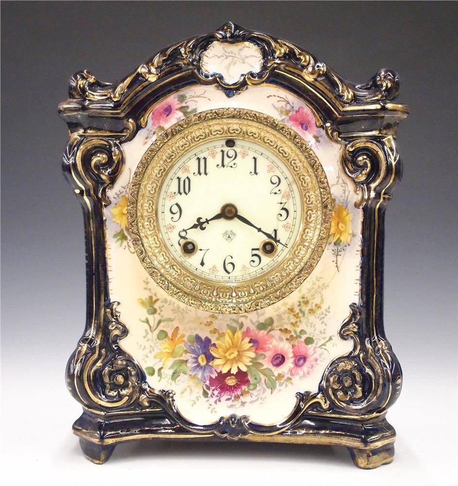 Ansonia La Pau China Shelf Clock