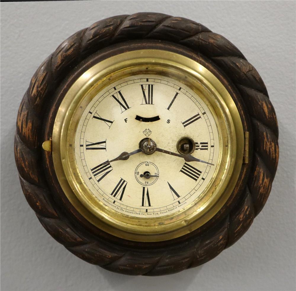 Ansonia Cable Lever Gallery Clock