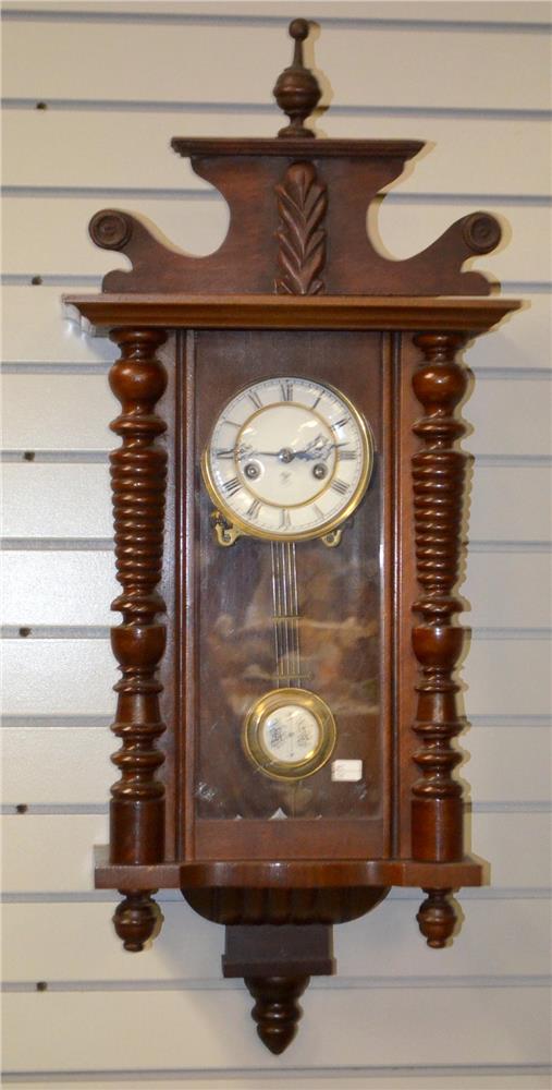 Antique Gustav Becker Vienna Wall Regulator Clock