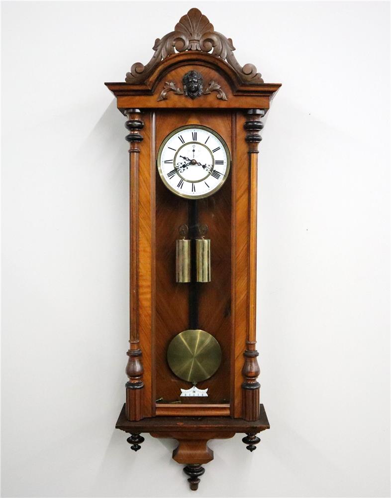 2 wt Vienna Regulator Wall Clock