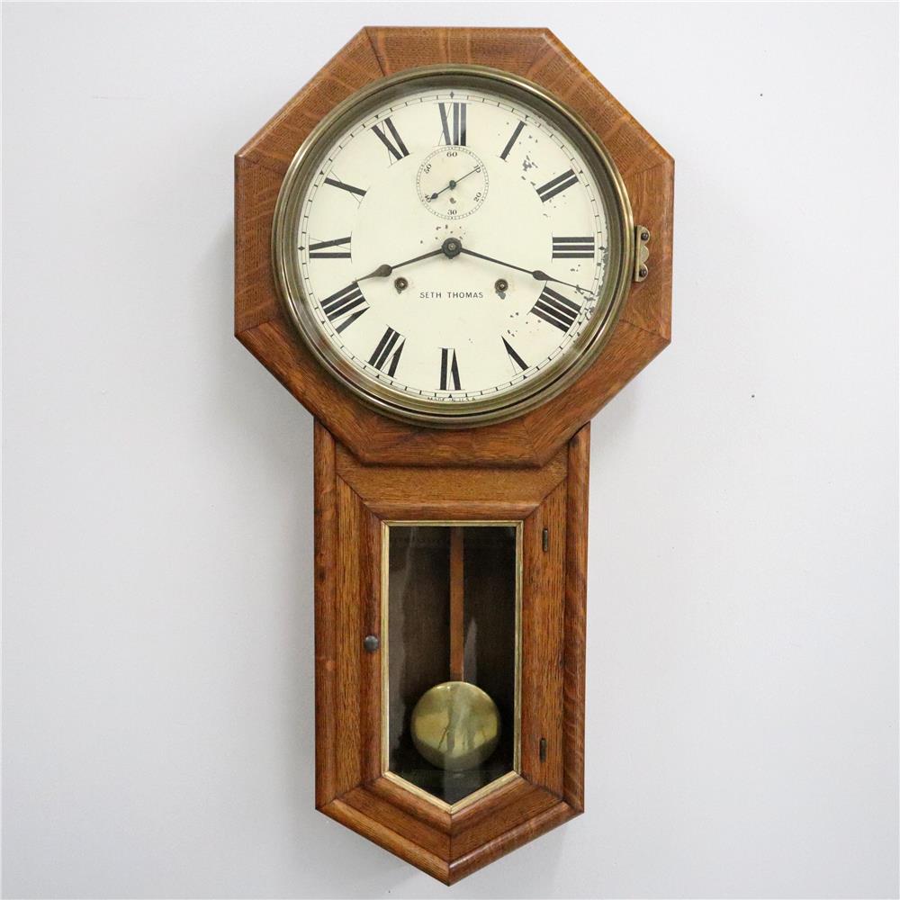 Seth Thomas World Schoolhouse Clock