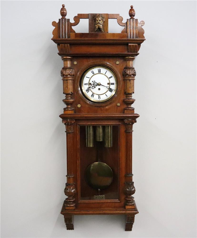 3 wt Gustav Becker Vienna Regulator Wall Clock