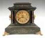 American Black Mantel Clock