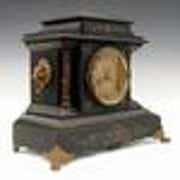 American Black Mantel Clock