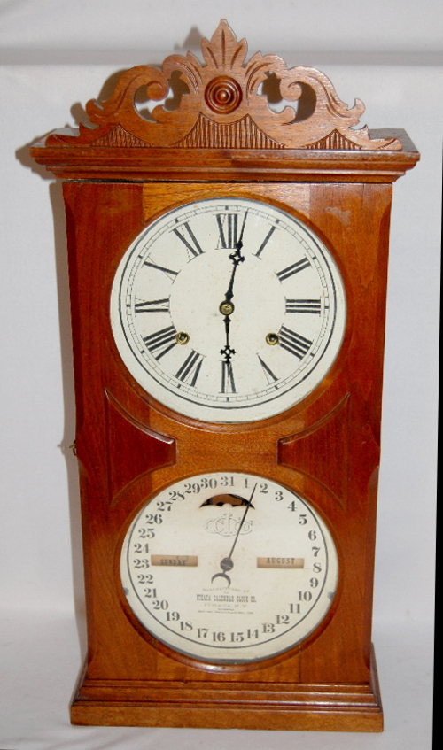 Antique Ithaca “No. 10 Farmer’s” Calendar Clock