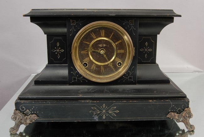 Ingraham Wood Mantel Clock