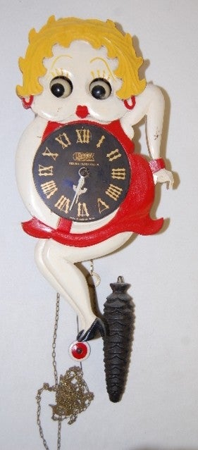 Tezuka Clock Co. Betty Boop Animated Clock