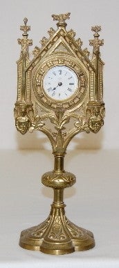 Ansonia Brass Novelty Religious Clock