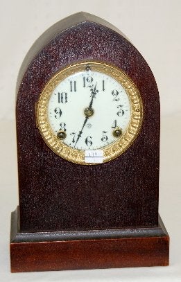 Ansonia Mahogany “Henley” Cabinet Clock