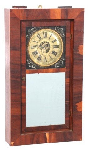 Chauncey Jerome Flat Front Mantle Clock