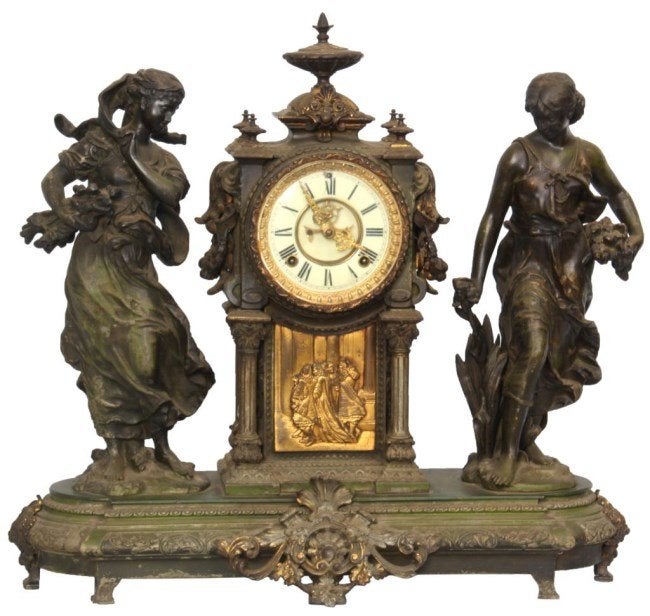 Ansonia “Summer & Winter” Mantle Clock