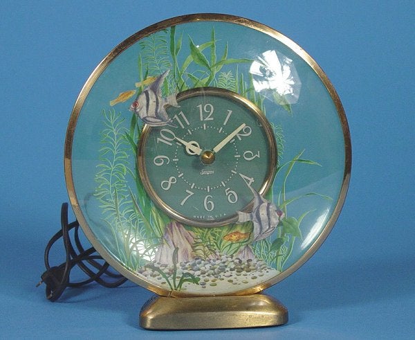 Sessions Aquarius Electric Animated Fish Clock